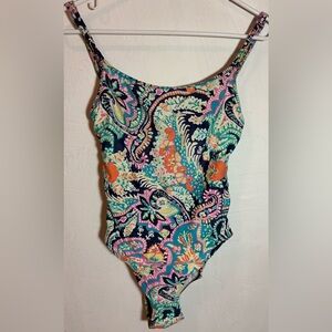 Ralph Lauren Multicolor Paisley BODYSUIT